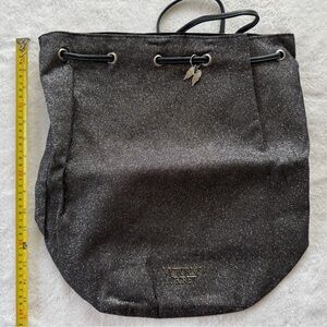 Victoria's Secret Glittery Black Backpack